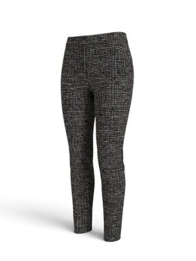 BNWT Caraclan Women’s High-Waisted Slim Black Tweed Pants